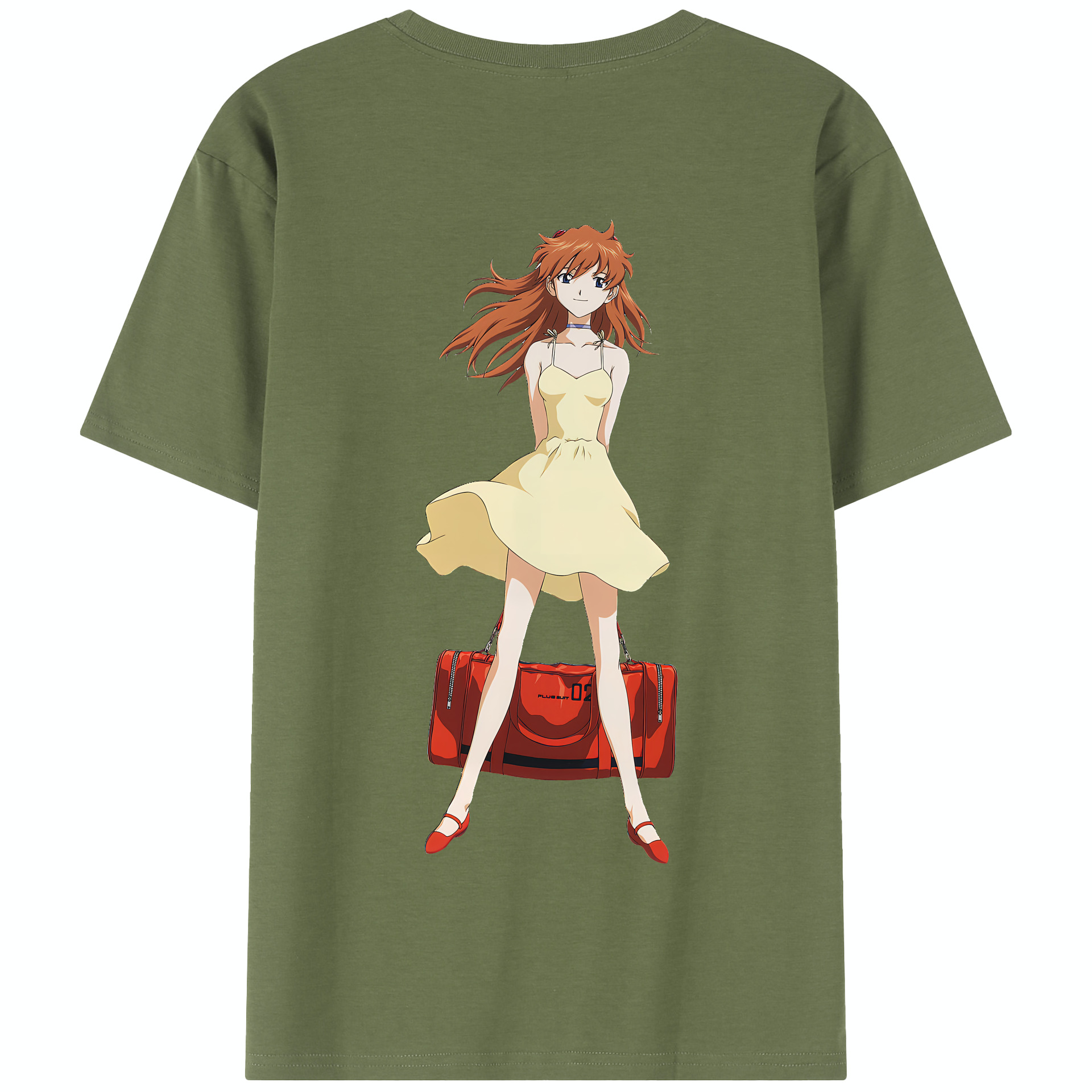 （画像用） EVA 新世紀エヴァンゲリオン 綿100％半袖Tシャツ（背面プリント）